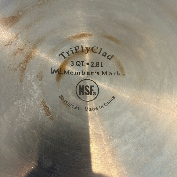 Member’s Mark TriPlyClad 3 QT. 9.75" Diameter Stainless Steel Frying Pan - Picture 8 of 12